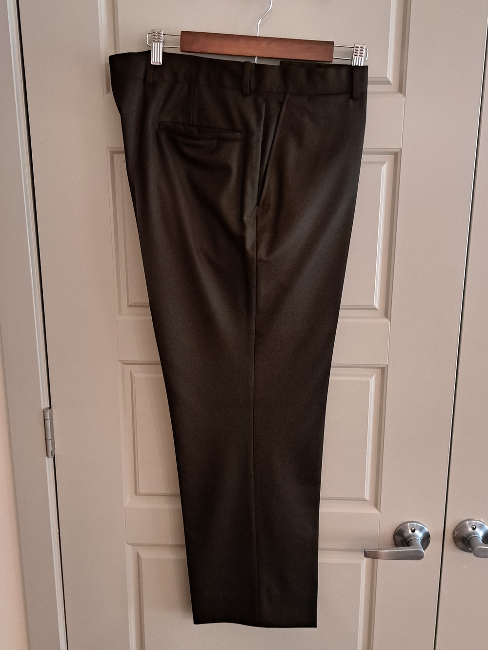 Burberry Men's Dress Pants in Dark Brown.